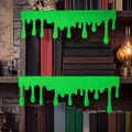 Halloween Green Slime Drip Bookshelf Decorations - 2 Pieces