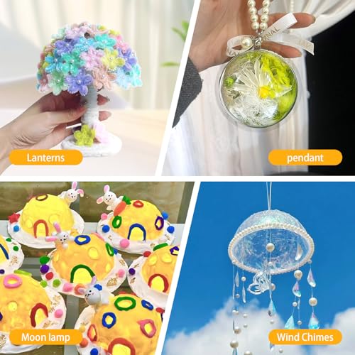 Clear Plastic Half Ball Candy Dome - 60 Pieces for Crafts & Decorations