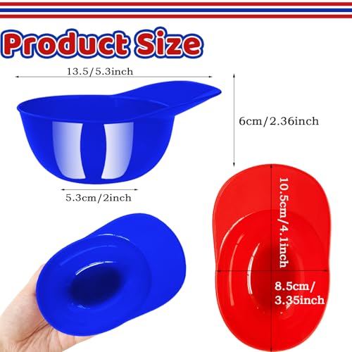 36 Pack Plastic Baseball Helmet Snack Bowls - 8 oz Party Food Cups