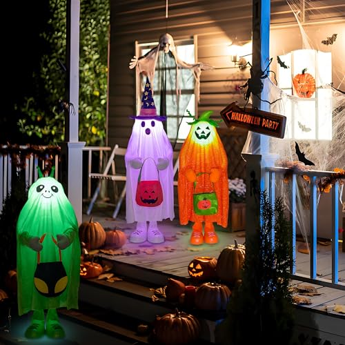 Halloween Alien Décor Light-Up Standing Trick-or-Treat Alien - Variation of Alien