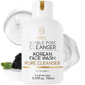 La Noubelle MPC Bubble Pore Cleanser, Korean Face Wash, Gentle Deep Pore Facial Cleanser with Caviar, Blackhead Makeup Remover, Pore Minimizer, Hydrating, Exfoliator, Oily, Dry Skin 5.07 fl oz