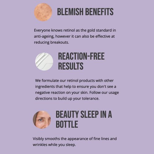 Nip+Fab Retinol Fix 3% Overnight Cream | Advanced Youth-Boosting Formula for Renewed Skin and Fine Line Reduction | Encapsulated Pure Retinol | Anti-Ageing, Regeneration | Sebum Regulation
