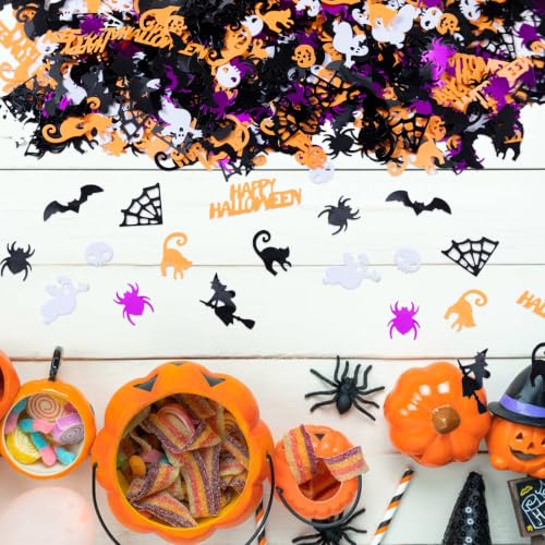 Halloween Confetti Decorations Metallic Foil Table Confetti 3000pcs/100g