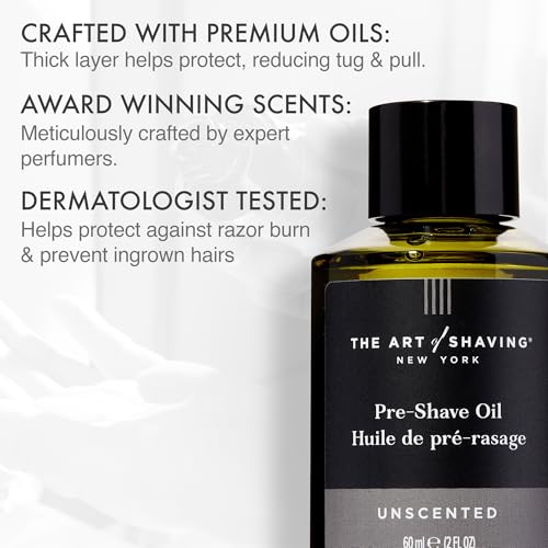 Pre Shave Beard Oil - Unscented, 2 Fl Oz - The Art of Shaving