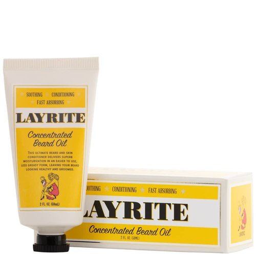 Layrite Beard Oil - Concentrated Formula for Soft, Healthy Facial Hair | 2 Fl Oz