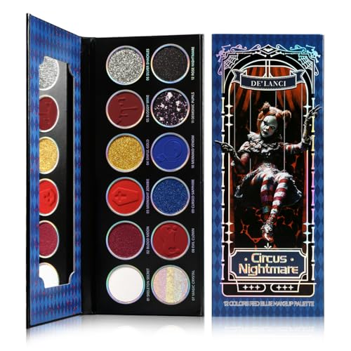 Multichrome Eyeshadow Palette with High Pigment Metallic & Duochrome Shades