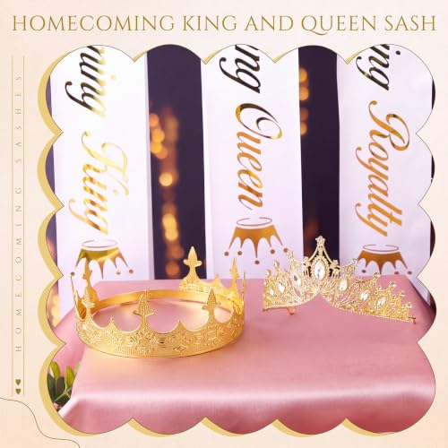 12 Pcs Homecoming Sashes Set for Court & Decorations