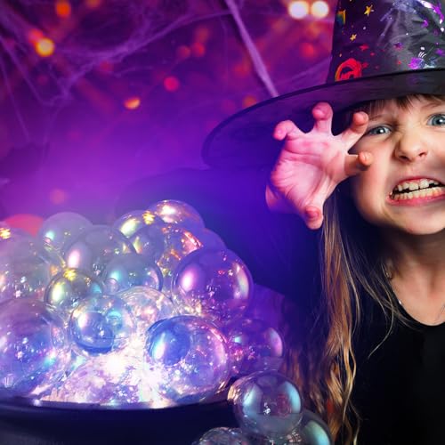 Halloween Iridescent Plastic Balls Set - 40 Pcs, 4 Sizes for Witch Cauldron & Decor