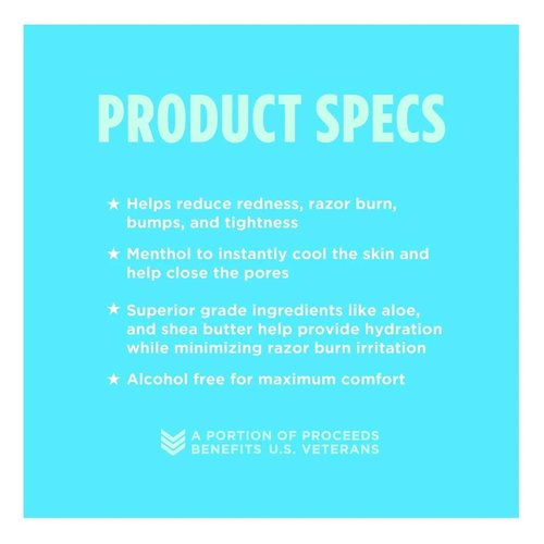 Duke Cannon Supply Co. - Ice Cold Cooling Effect After-Shave Balm, (6 oz) Closes Pores and Soothes Skins to Prevent Irritation - Sandalwood (2 Pack)