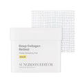 SUNGBOON Editor Deep Collagen Retinol Power Boosting Pads | Deep Hydration, Skin Elasticity for Dry Skin, Wrinkles, Korean Moisturzier, Korean Skincare, Toner Pads - 100 Count