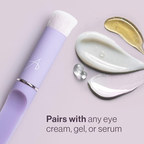 Anisa Beauty Eye Treatment Brush | High-Performance Skincare Tool for Gentle Application of Eye Creams, Serums, and Gels | Soft, Vegan Fibers for Targeted Skincare | Easy to Clean and Durable