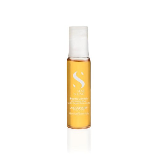 ALFAPARF MILANO Semi Di Lino Sublime Cellula Madre Vials - Argan Ampoules for Radiant Hair | 12 Vials (0.44 fl. oz. Each)