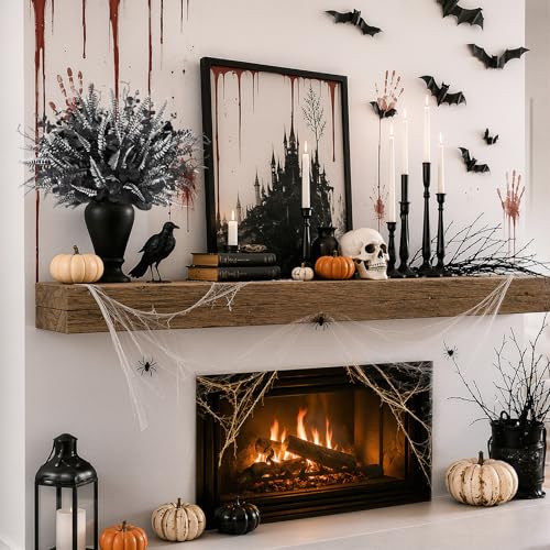 Mixed 12 Pack Black Eucalyptus Stems Ferns Dead Branches Halloween DIY Flowers