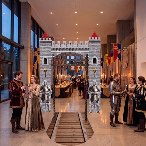 Medieval Castle Entrance Door Banner Set for Themed Parties & Events