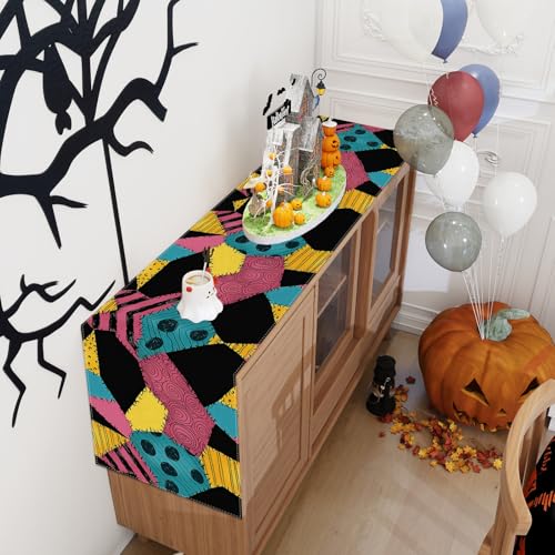 Halloween Table Runner - Festive Home Decor for Dining Table, 13x72 Inches