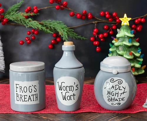 Nightmare Before Christmas Sally Mini Ceramic Storage Jars 3-Piece Set - Kitchen & Decor