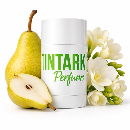 TINTARK Mini Solid Perfume Stick - Long-Lasting Fruity Floral Fragrance Balm - Inspired by English Pear & Freesia - 5g