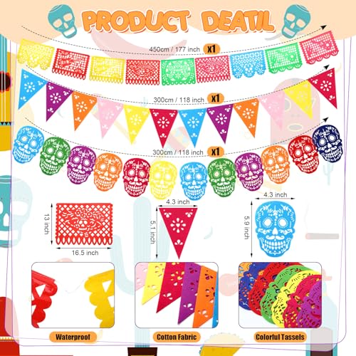 Janinka Black Lighted Dia De Los Muertos Altar Decoration Set - Classic Variation