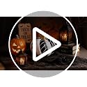 Black and White Pumpkin Decor Figurine Halloween Home Accent - Black White Variation