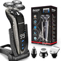 Kurener Electric Razor for Men 1250 Series Waterproof Shaver with Multi-Function Heads
