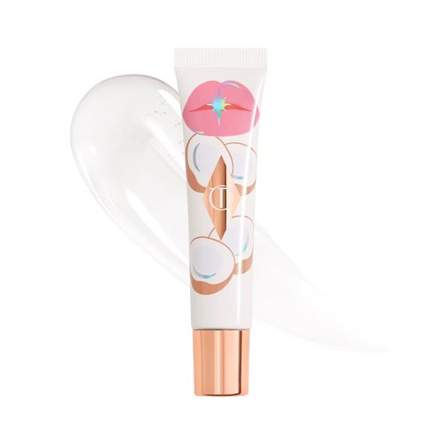 Charlotte Tilbury Healthy Glow Nectar Lip Oil - Sheer Tinted Gloss with Hyaluronic Acid & Vitamin E - High-Shine Hydration