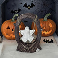Halloween Ghost Swing Figurine Indoor & Outdoor Decor - Spooky Gothic Halloween Gift