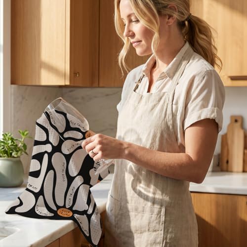 Funny Trump Kitchen Towel Set - Floral Hand Towels, Multi 1517 - 2 Pcs