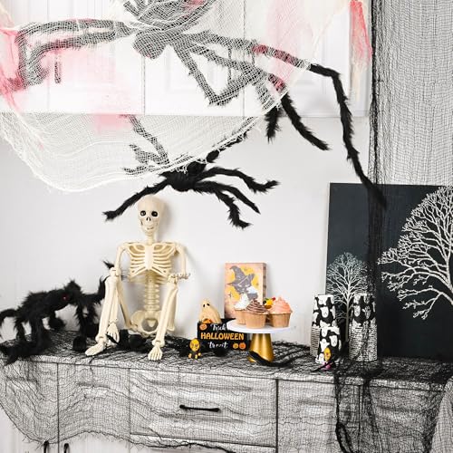 Halloween Creepy Cloth Set - 6 Pack Black & Red 30x72 Inch Decor