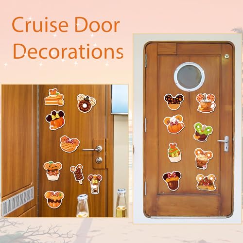 Fall Cruise Door Magnets Set - 16 Autumn Themed Refrigerator & Cabin Decor