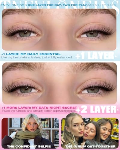 Natural Short Lash Clusters 10-12mm Wispy Eyelash Extensions for DIY Makeup