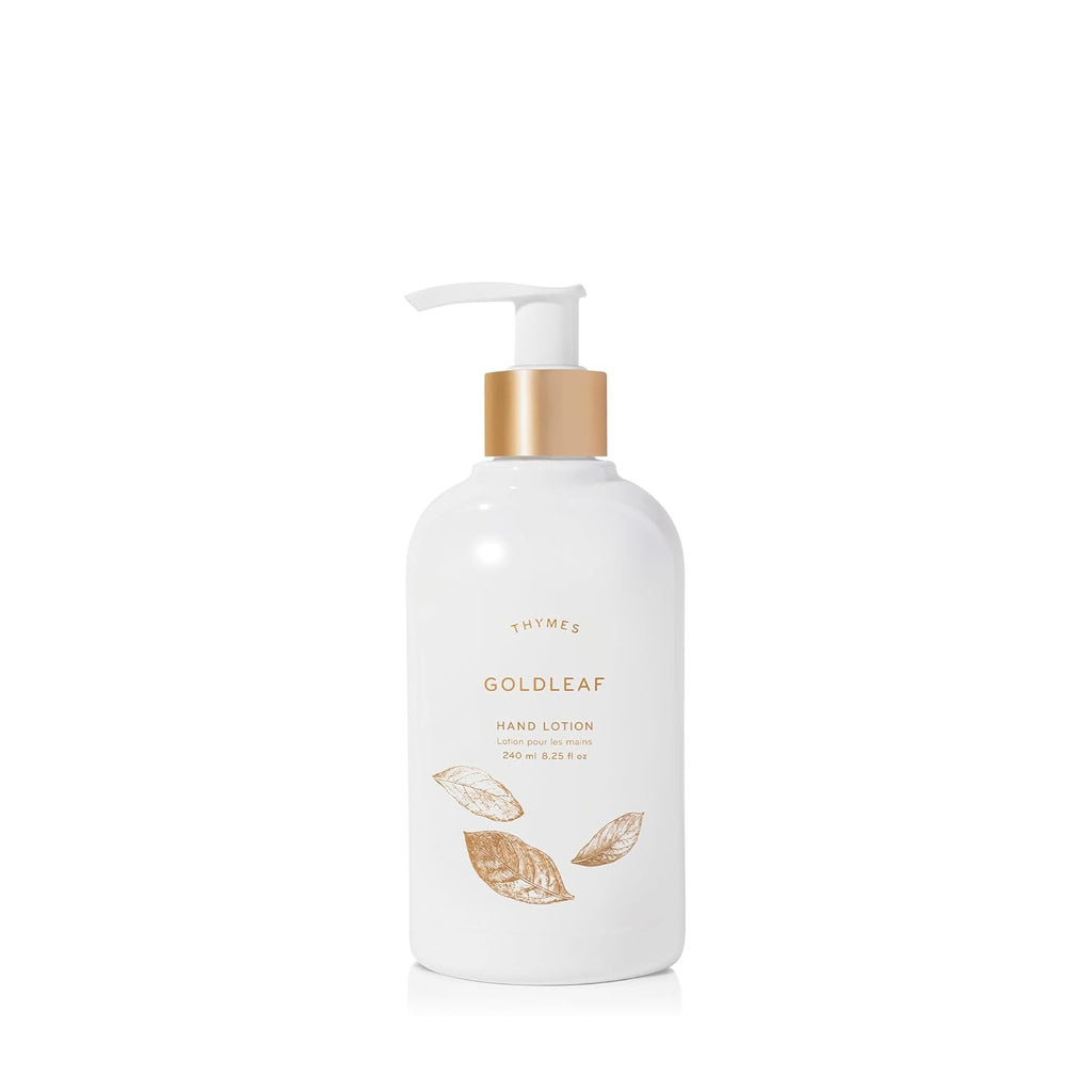 Thymes Hand Lotion - Goldleaf Scent - Nourishing Formula - 8.25 Fl Oz