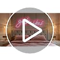 Get Naked Neon Sign Pink - USB Powered Wall Art for Room, Bar, Party & Home Decor