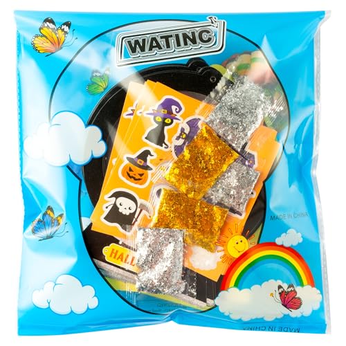 Halloween Snow Globe Craft Kit - 12 Pcs DIY Ghost & Haunted House Decorations