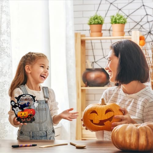 3D Halloween Pop-Up Greeting Card with Envelope & Blank Note