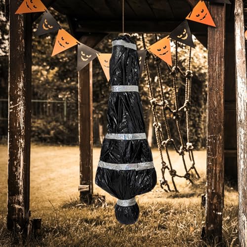 Halloween Hanging Dead Body Prop - 60 Inch Inflatable Corpse for Haunted House & Outdoor Decor