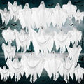 Libima 20 Pcs Halloween Hanging Ghost Decorations - 27.5 Inch Spooky Flying Ornaments for Party & Garden
