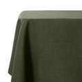 Moss Green Rectangular Table Cloth 118x57 Inches Linen Textured Waterproof Cover - WAITER TREE Variation