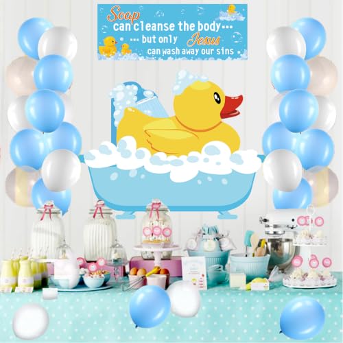 Duck Theme Trunk or Treat Car Decorations Kit with Balloons and Banners - Halloween Outdoor Garage Door Archway SUV Decor