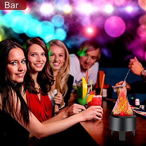 3D LED Fake Fire Flame Effect Light for Indoor Outdoor Decor - Halloween, Christmas, Party