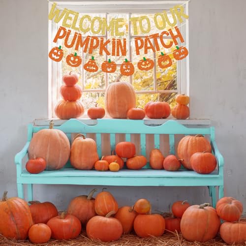 Fall Classroom Banner - Welcome to Our Pumpkin Patch Decoration