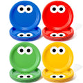 Halloween Monster Eyes Paper Plates - 24 Pack, 7 Inch, Colorful Party Dinnerware - Eyes Variation