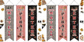47.2x11.8 Inch Pirate Party Banner Decorations Nautical Treasure Map Wall Backdrop Set