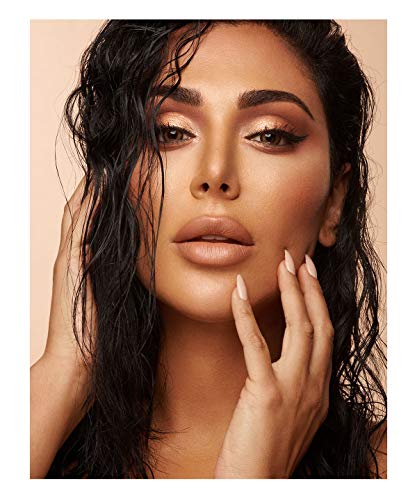 Cream Eyeshadow Palette with Metallic Finish - 10 Rich Shades, Authentic Huda Beauty