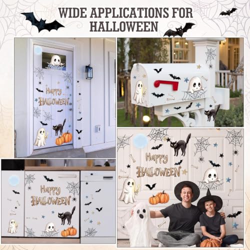 Halloween Refrigerator Magnets Set - 43 Cute Ghost & Spooky Decor Pieces