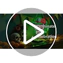 Green Dia De Los Muertos Sugar Skull Neon Sign - Vibrant Day of the Dead Decor