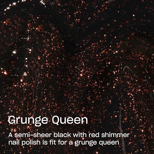 OPI Nail Lacquer Semi-Sheer Dark Red Copper Shimmer - Grunge Queen
