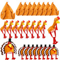 Tradder Turkey Hats 3 Designs Thanksgiving Costume for Parties - Variation 24