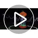 Halloween Inflatable Pumpkin UFO - 8 FT Outdoor Yard Decoration with Alien Cow and LED Lights - Variation: Pumpkin UFO