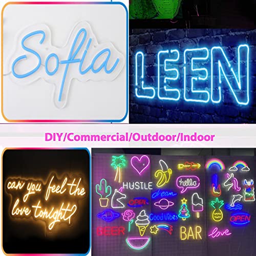 White Neon LED Strip Lights 16.4ft Waterproof Flexible Indoor Outdoor Decoration - Variation: White / 5M