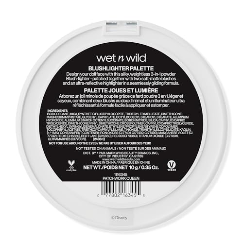Wet n Wild Nightmare Before Christmas Blush & Highlighter Palette - Multicolor, 1 Count